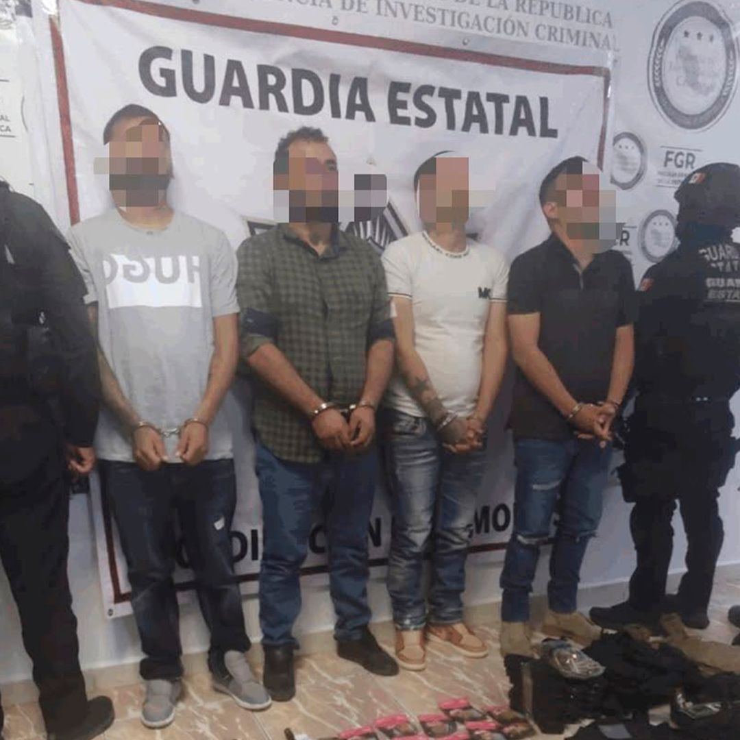 Autoridades Detienen a Cuatro Sujetos en Matamoros